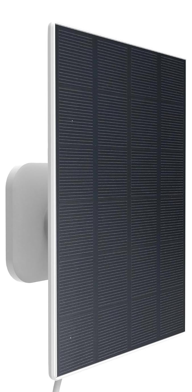 Yale SV-SPC3W-1A-W Zonnepaneel voor slimme buitencamera, Zwart en Wit, Weerbestendig