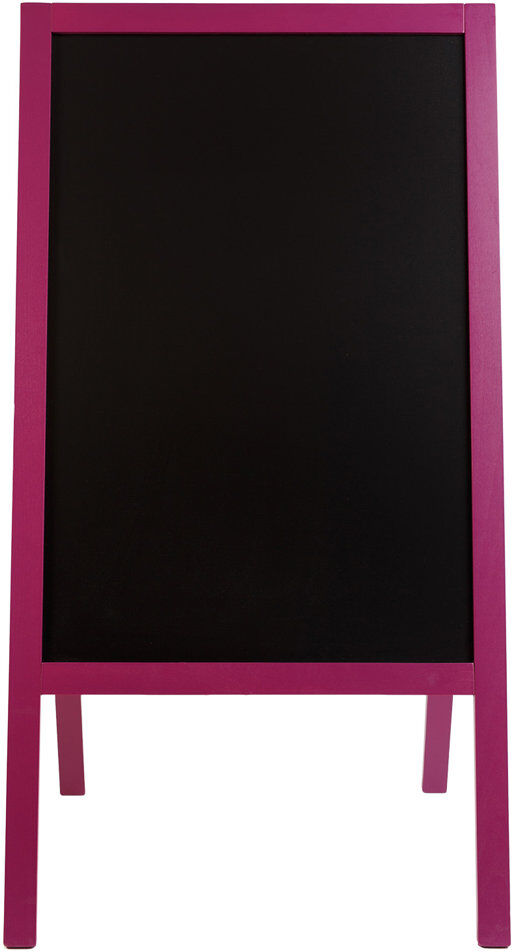 Ebern Designs Genovefa Free-Standing Chalkboard 115cm H x 61cm W Voilet Oversized - 8 ' & Up