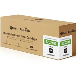 G&G, Toner, Toner ersetzt Lexmark 522X Kompatibel Schwarz 45000 Seiten Reborn remanufac (BK)