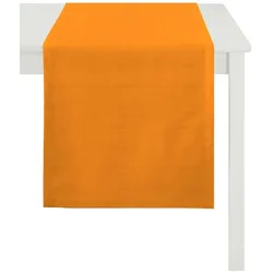 Apelt Tischläufer Basic 4362 45x135 cm | orange - orange