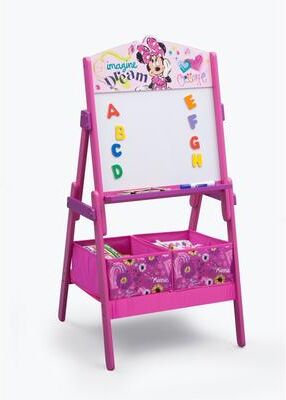Delta Children Disney Minnie Mouse Activity Easel with Dry Erase Board and Magnetic Letters - Multi