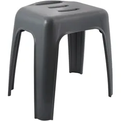 spirella, Badewannensitz + Duschhocker, Duschsitzhocker Grau (130 kg)