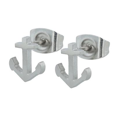 Paar Ohrstecker ADELIA´S "Ohrringe – Ohrstecker aus Edelstahl", Damen, Gr. Unisex, Edelstahl, silber, Ohrringe, Ideal zum Verschenken – schlicht und stilvoll