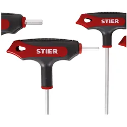 Stier, Schraubenzieher, T-Griff-Schraubendreher-Satz 6kt 2 - 10 mm 8-teilig