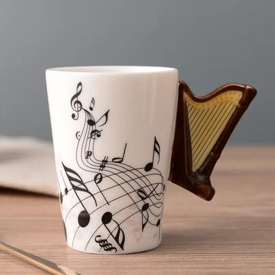 Uplift Essentials Novelty Music Note Ceramic Coffee Mugs style 15