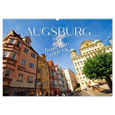 Augsburg – ein bisschen anders (Wandkalender 2027 DIN A2 quer), CALVENDO Monatskalender