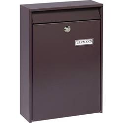 Burg Wächter LEIPZIG 777 BR Briefkasten Stahlblech Braun