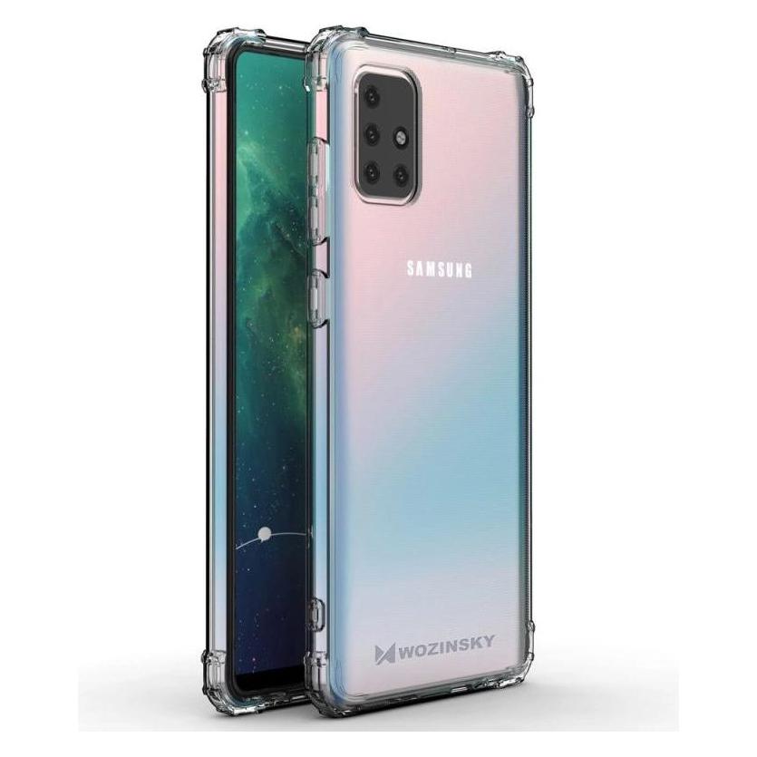 Wozinsky Anti Shock durable case with Military Grade Protection for Samsung Galaxy A72 4G transparen (Samsung Galaxy A72) (Wozinsky Anti Shock Samsung A72 4G Transparent)
