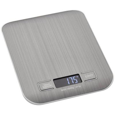 TFA Dostmann AMARETTI Küchenwaage digital Wägebereich (max.)=10000g Silber 140 x 180 x 20