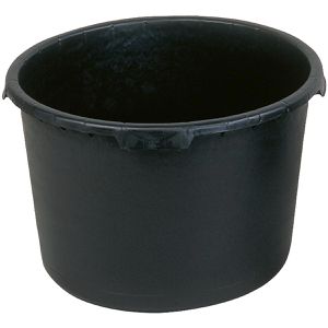 Feldtmann Mörtelkübel 8485-65, 65 Liter, rund aus Kunststoff, mit 4 Griffen