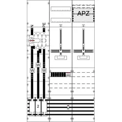 Striebel & John WF39KN1 RE9/2FB, Komplettfeld, mit Zählerkreuz 2CPX056025R9999