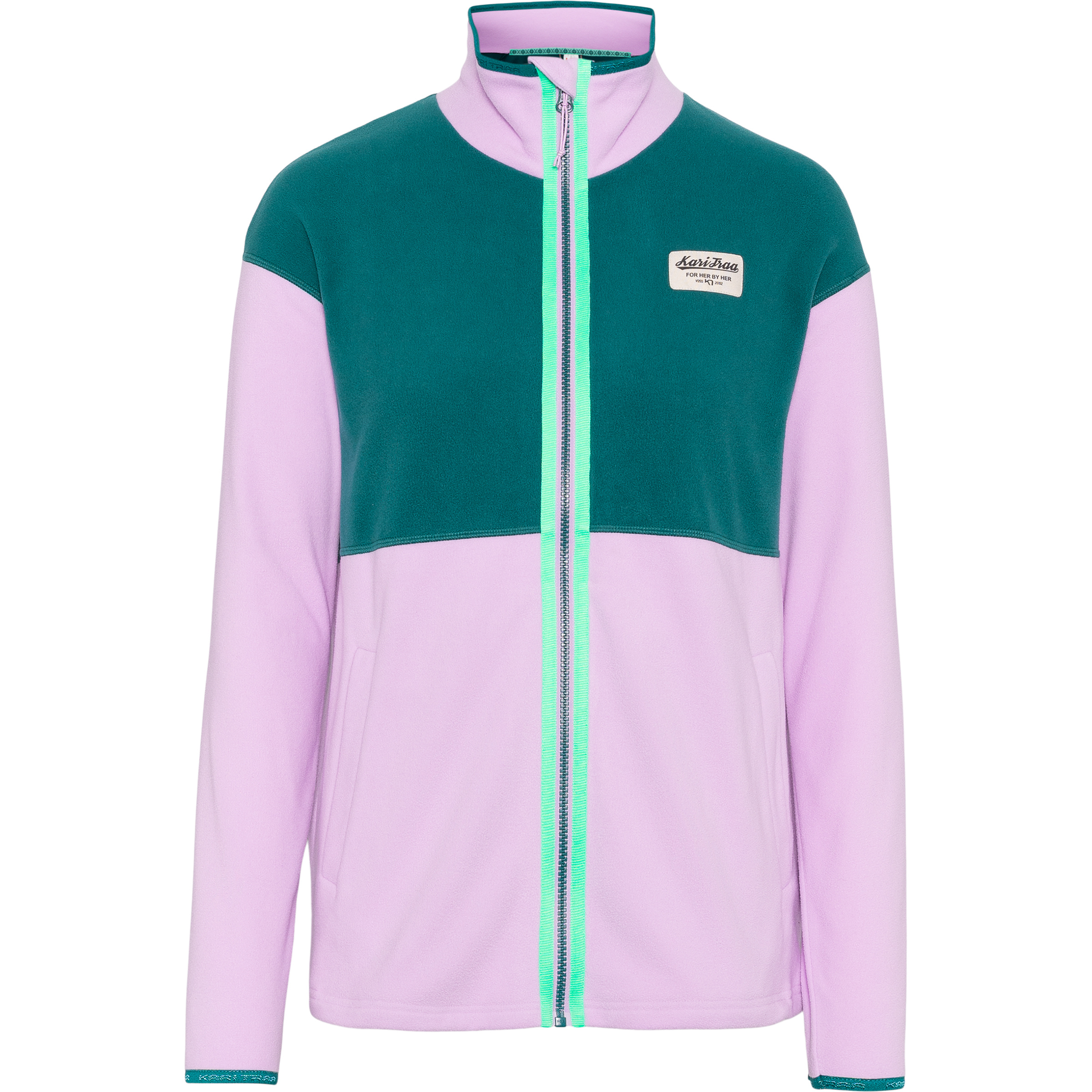 Kari Traa Gracie Damen Fleecejacke rosa Größe L Trekking Elastisch