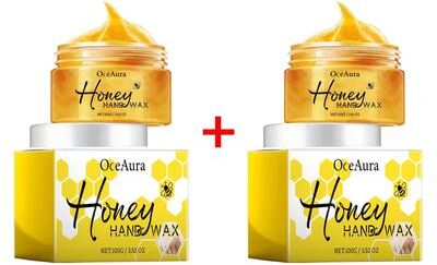 Inspired Finds Honey Hand Wax Mask For Deep Moisture, Softening Care, And Smoother Looking Hands 200g Boxed