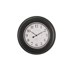 HOME STORY Wanduhr   , schwarz , Aluminium,Kunststoff,Glas Ø: 50.7