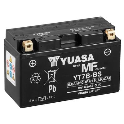 YUASA Starterbatterie AGM YT7B Maintenance Free 12V 6,5Ah 110A