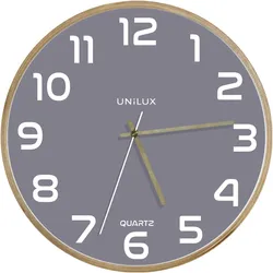 Unilux, Wanduhr, Wanduhr Baltic Ø 30.5 cm, Violett (30.50 cm)