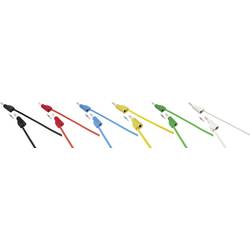 VOLTCRAFT MSB-300 Messleitungs-Set Lamellenstecker 4 mm Silikon 5.00 m 12 St. MSB-300-5