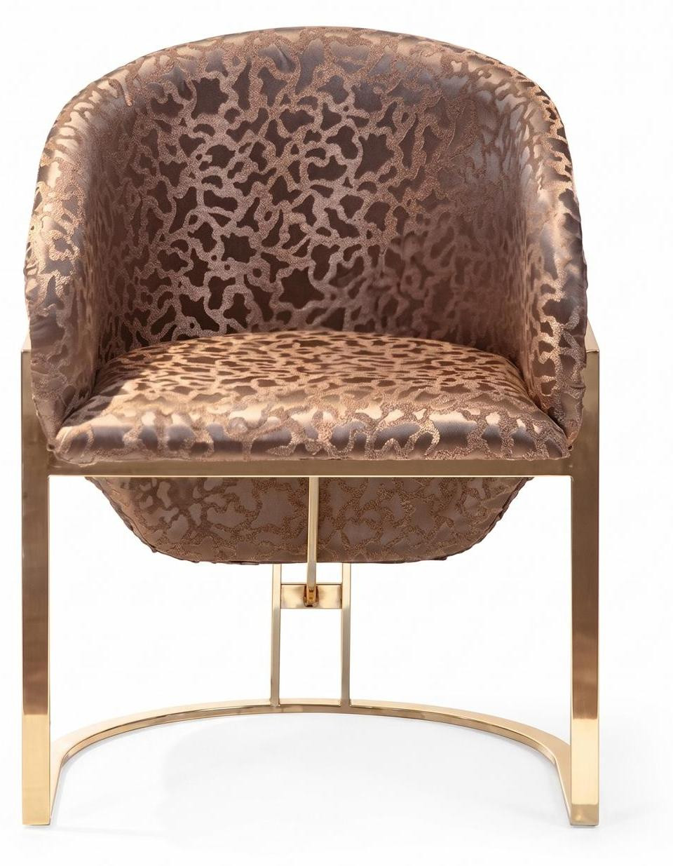 JVmoebel Gouden fauteuil voor de woonkamer