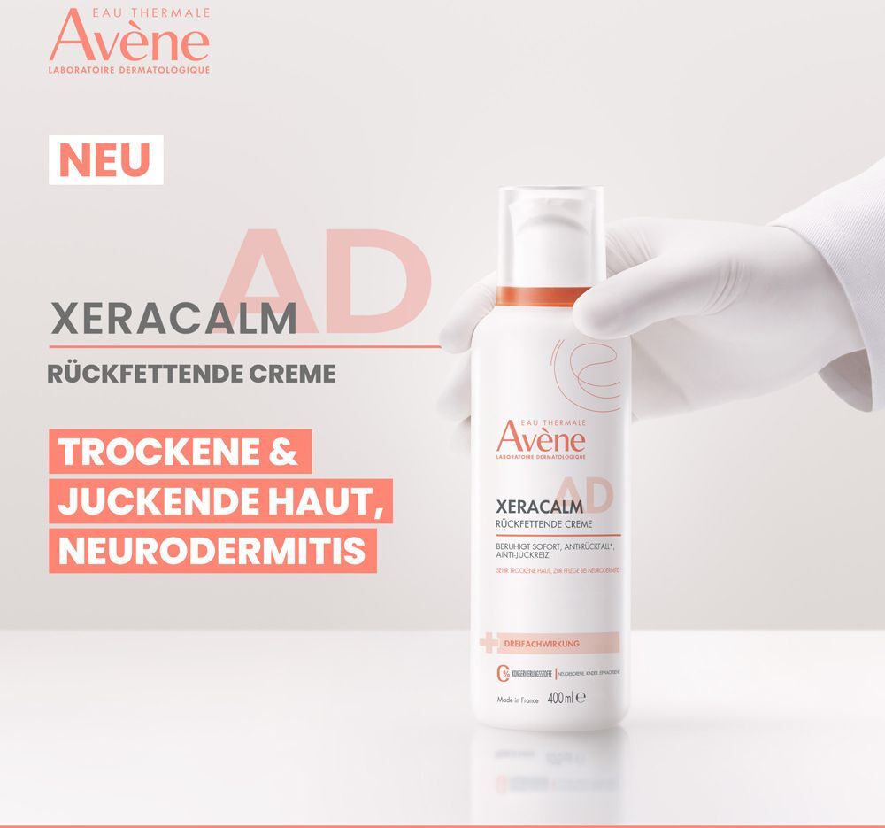 Avene Avène Xeracalm A.D Rückfettende Creme 400ml + XeraCalm Reinigungsöl Set 1 St