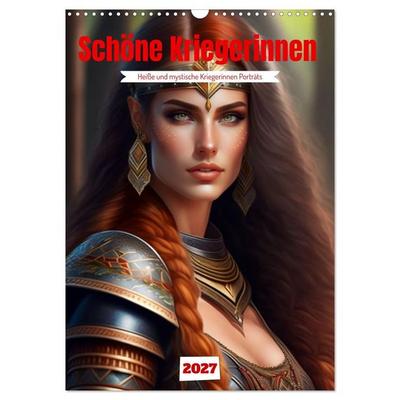 Schöne Kriegerinnen (Wandkalender 2027 DIN A3 hoch), CALVENDO Monatskalender