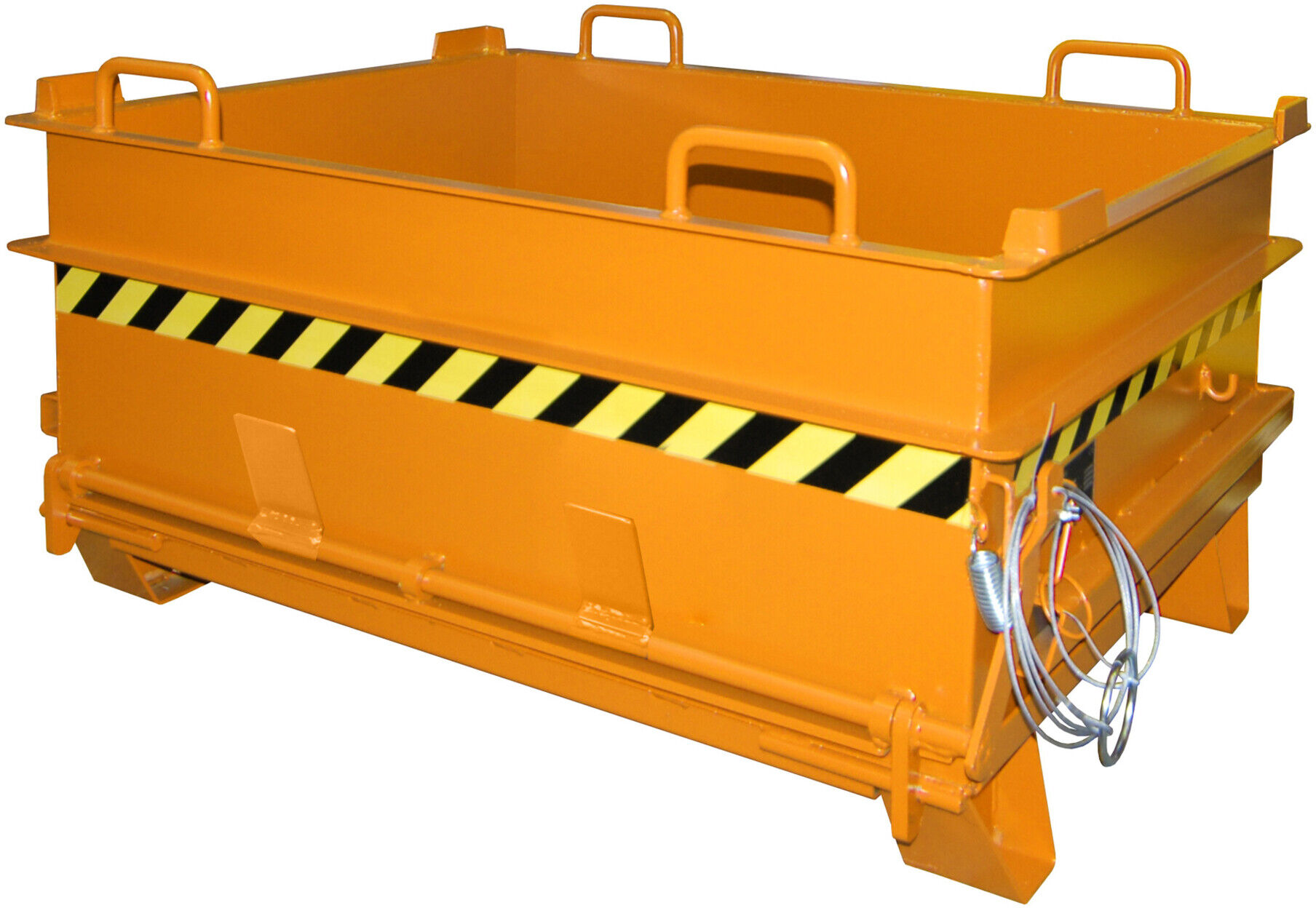 Bauer Südlohn Baustoffcontainer BC 500 (Steinklammer-Entriegelung), lackiert, Gelborange (4445-06-0000-2000)