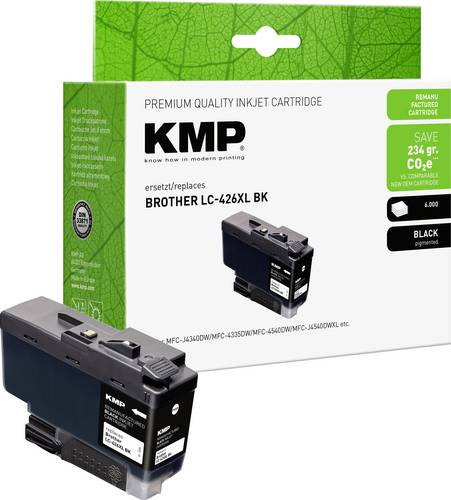KMP Druckerpatrone ersetzt Brother LC426XLBK Kompatibel Schwarz 1550,4001