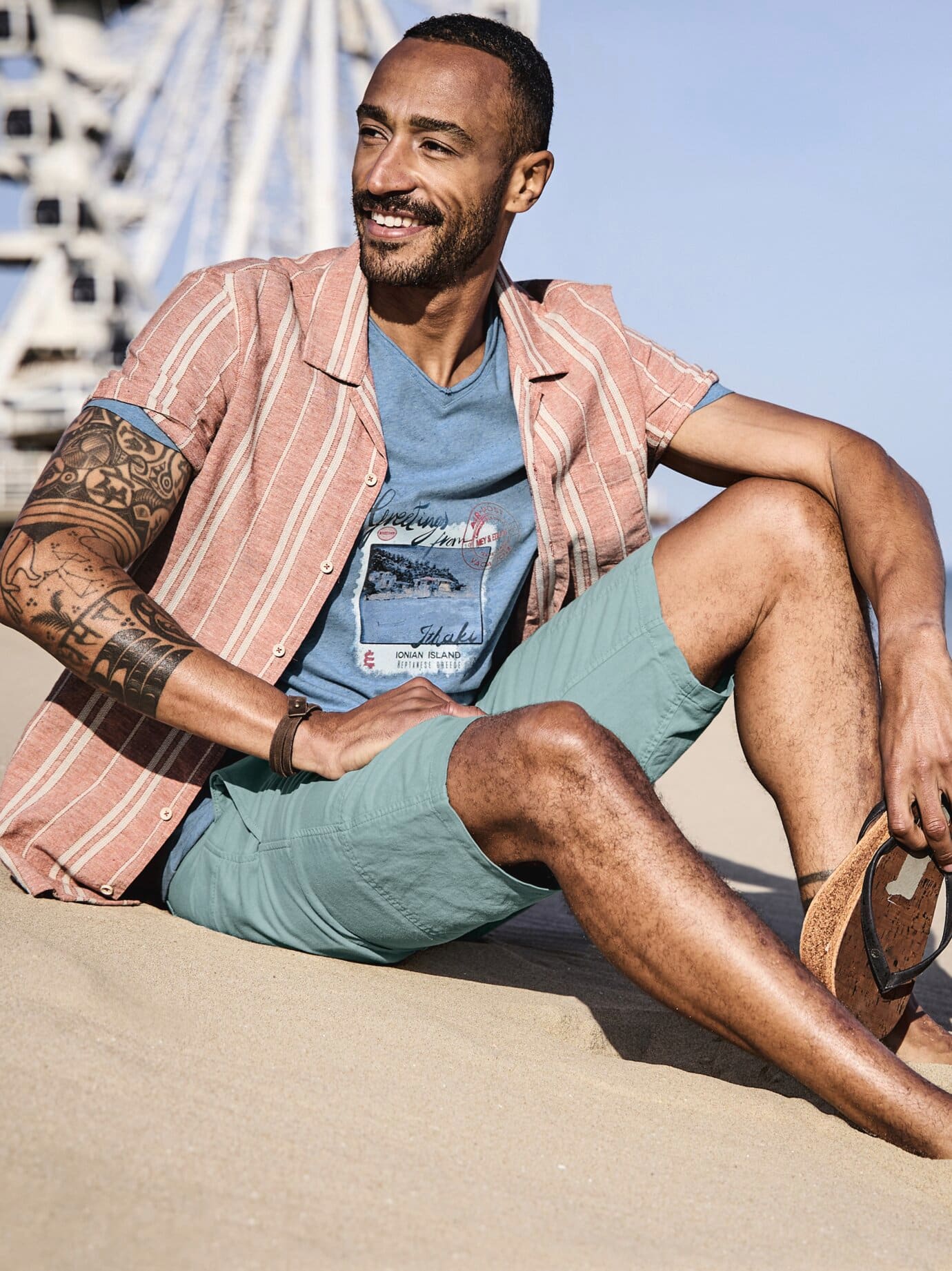 Mey & Edlich Sommerfrische-Shorts Grau 46