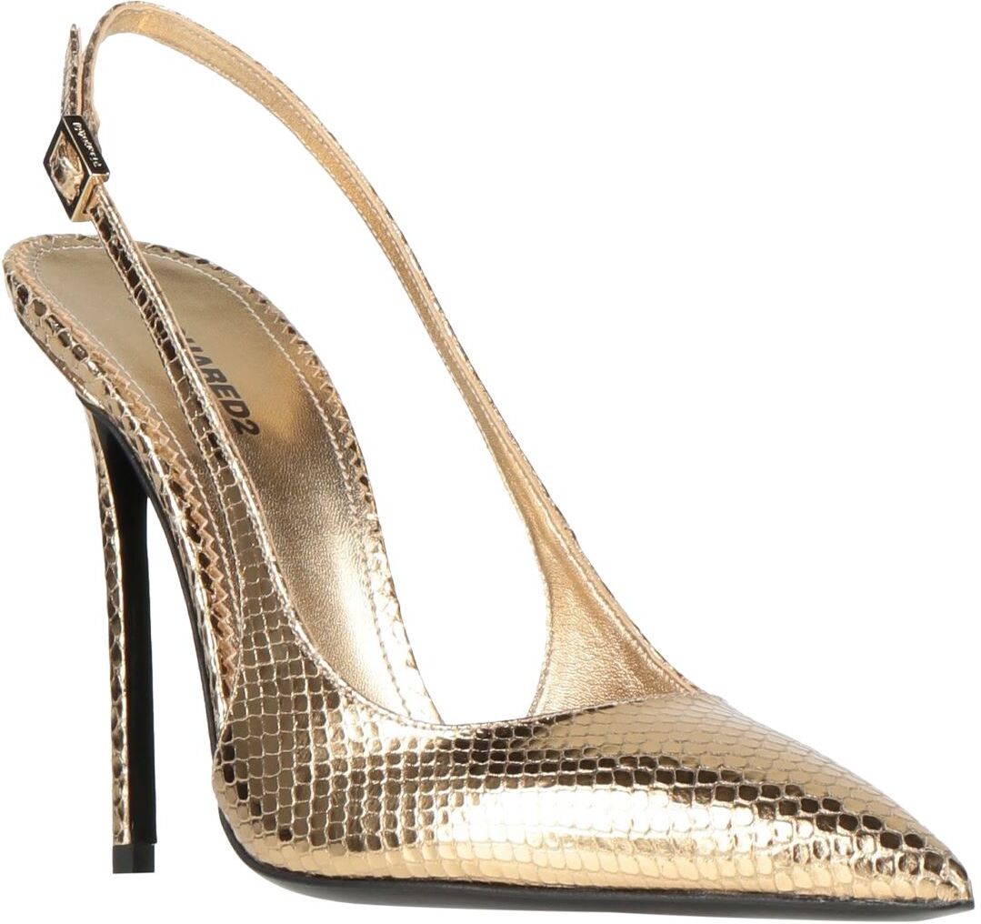 Dsquared2 Zapatos de salón Mujer Oro 37,37.5,38,38.5,39,39.5,40,41 Mujer