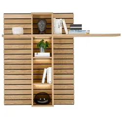 set one by Musterring Wandpaneel Jackson Holzoptik Braun Eiche