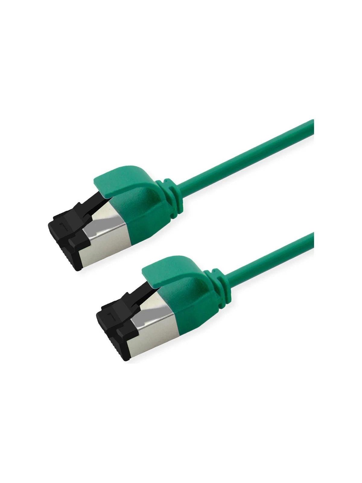 Roline patch cable - 5 m - green pantone 3278C - Grün