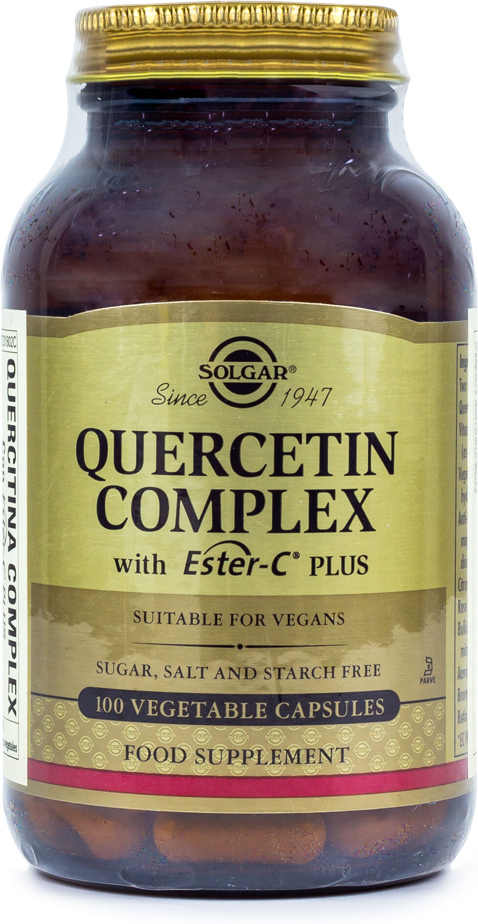 Solgar Quercetin Complex with Ester C Plus 100 Units