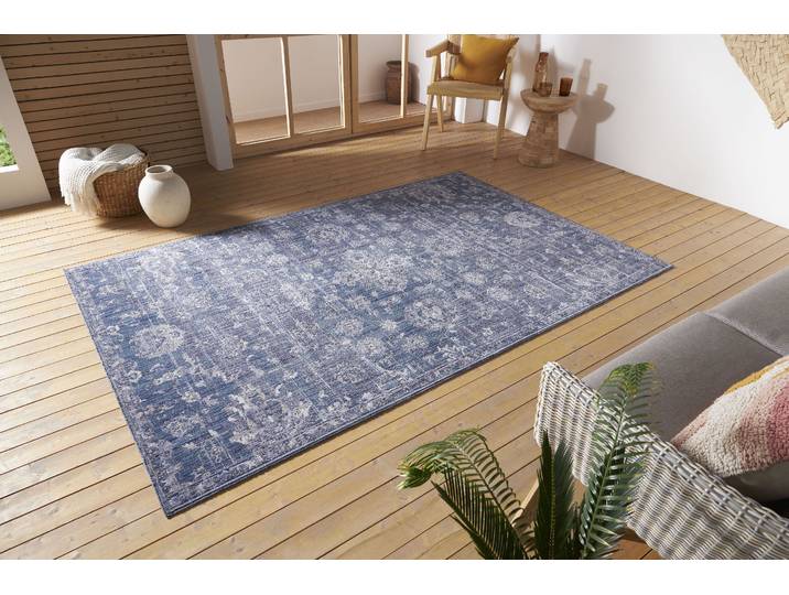 HANSE Home Alexandria rechteckig 3 mm Höhe In-& Outdoor, Läufer, Wetterfest, Balkon, Wohnzimmer, Orient