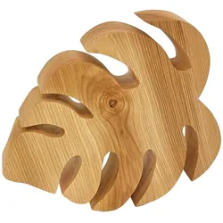 Erst-Holz Holzblatt Monstera aus Esche Herbstdekoration Größe wählbar V-40.13-Monsterblatt25 cm