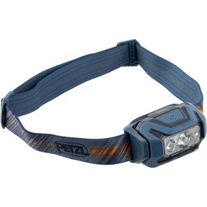 Petzl Stirnlampe Aria 2R RGB LED, wiederaufladbar, 625 Lumen, mit Blau-, Grün- & Rotlicht, wasserdicht, blau