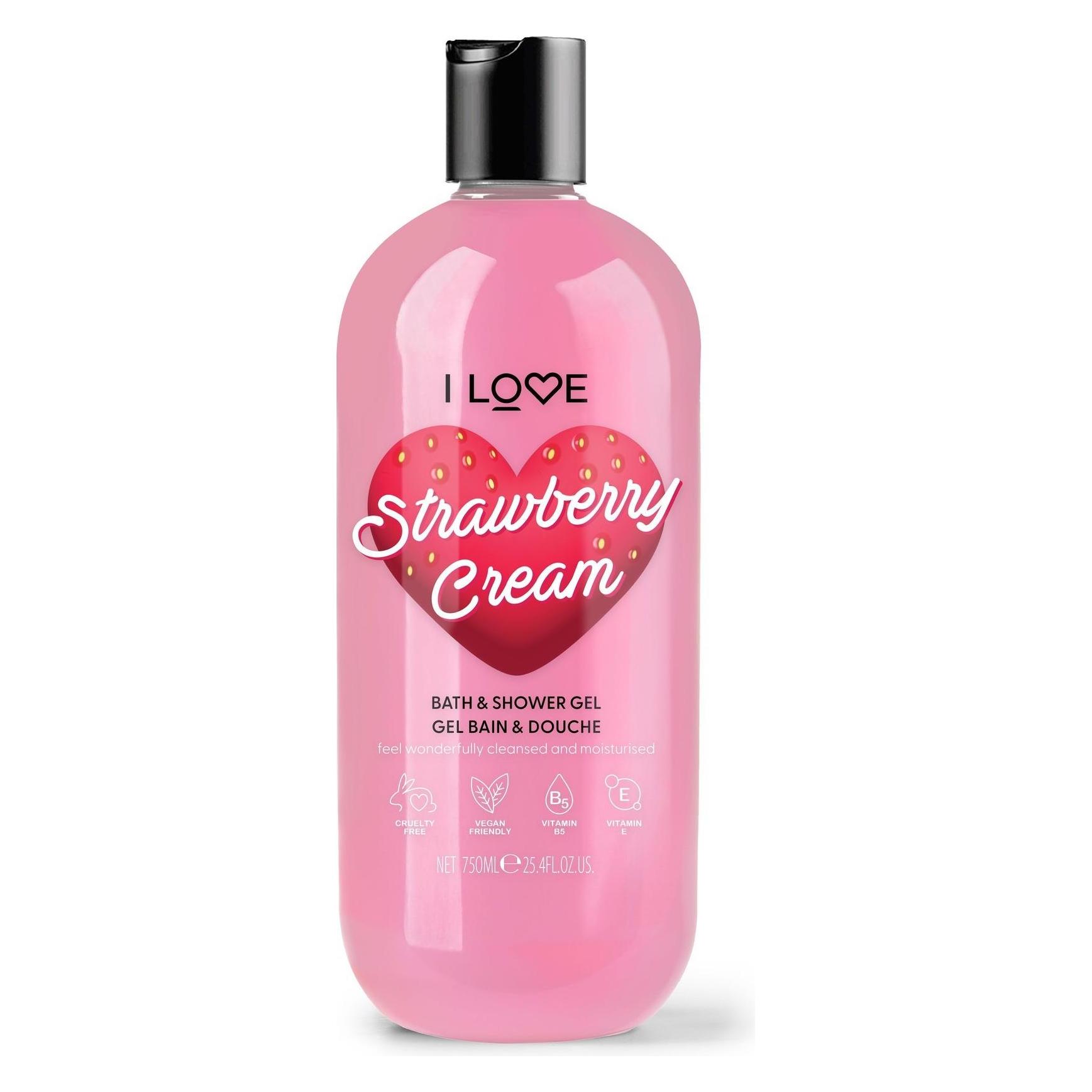 I Love This Sound Erdbeer-Creme Feuchtigkeitsspendendes Duschgel (750 ml) (69100534)