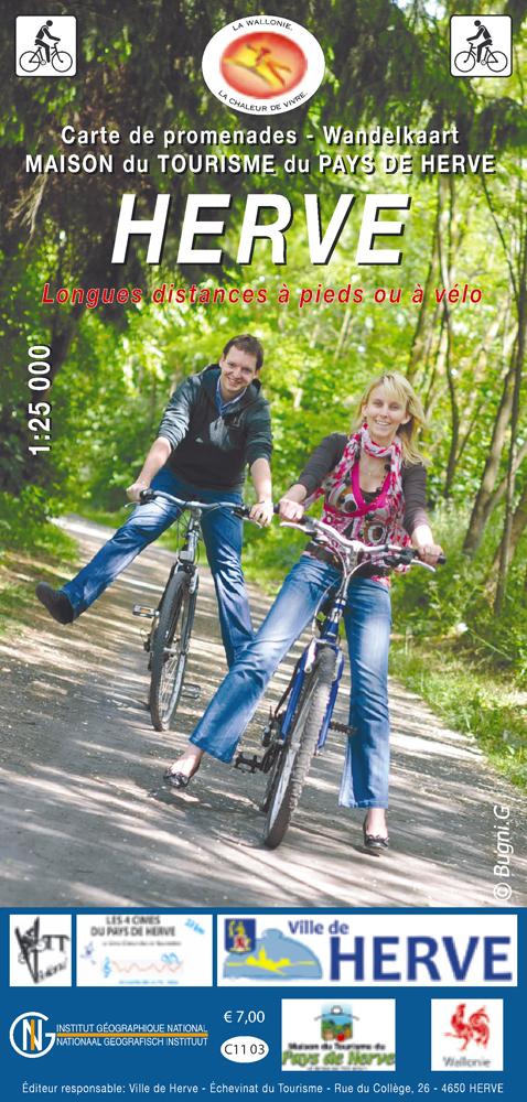 IGN Belgique Carte de promenades - Herve (Belgique)   NGI