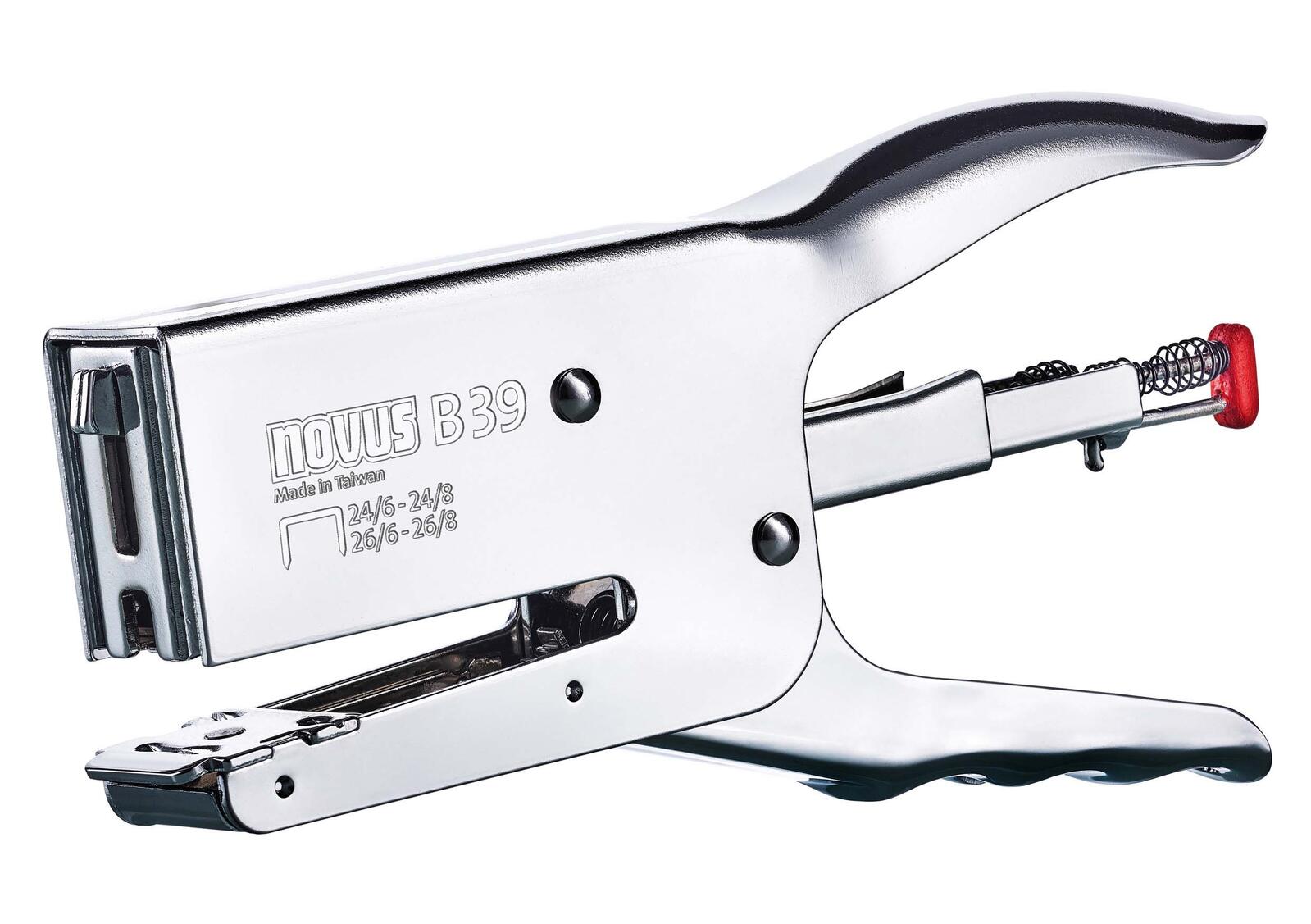 novus Heftzange B 39 chrom B39