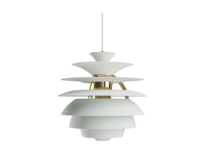 Louis Poulsen Suspension PH Snowball Dusty green-brass