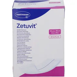Zetuvit 10x10 Saug Steril 25 ST