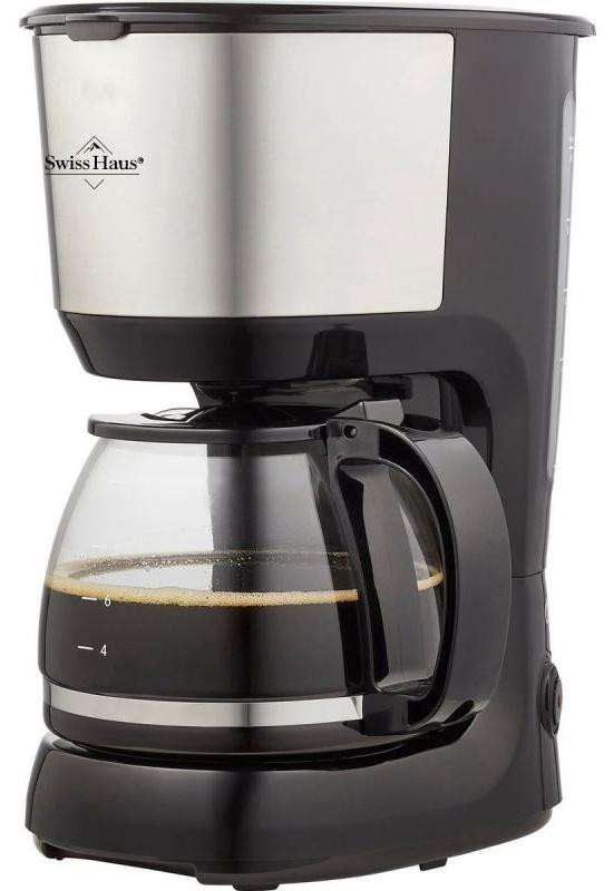 Swiss Haus SH-CM2212 Filterkoffiezetapparaat, 1,25 liter, 750W, zwart