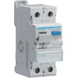 Hager CDF525D Fehlerstromschutzschalter 2 polig 10kA 25A 30mA Typ F