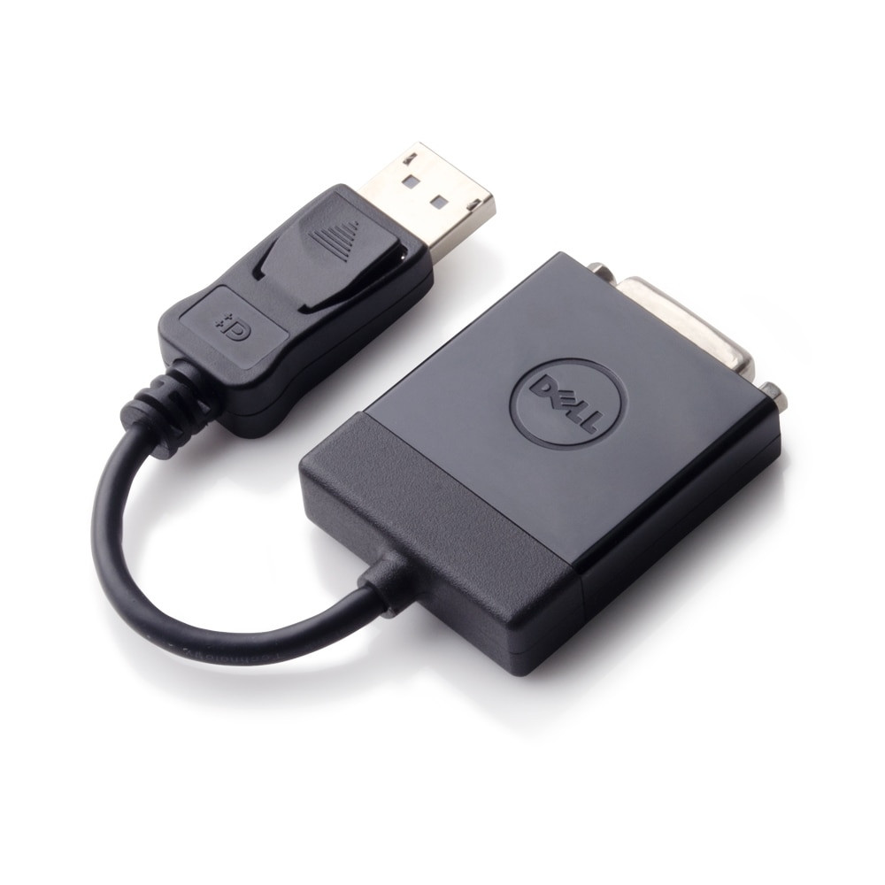 Dell 470-ABEO DisplayPort naar DVI Adapter met Mannelijke en Vrouwelijke Aansluiting, Recht