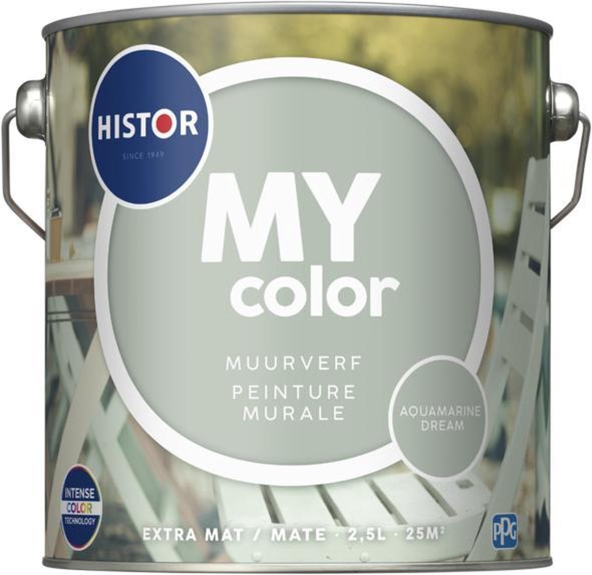 Histor MY Color Muurverf Aquamarine Dream - Lichtgroen - 2.5L