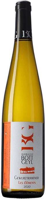 Bott-Geyl Gewurztraminer Les Éléments 2020 - Vino blanco francés con aromas atractivos