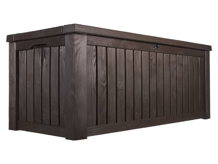 Keter Aufbewahrungstruhe Rockwood espressobraun 155 × 72 × 64 cm 570 l