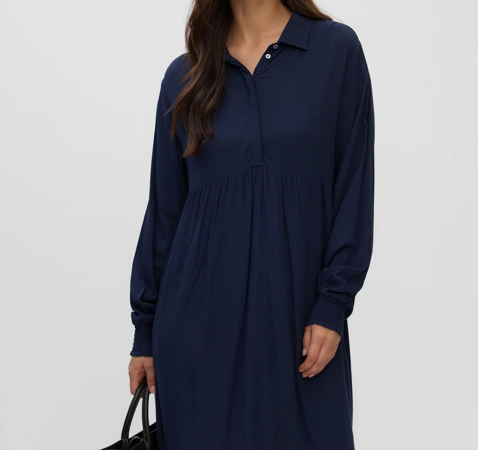 Mamalicious Kleid »Esra Lia« - Damen - Gr. M - dunkelblau