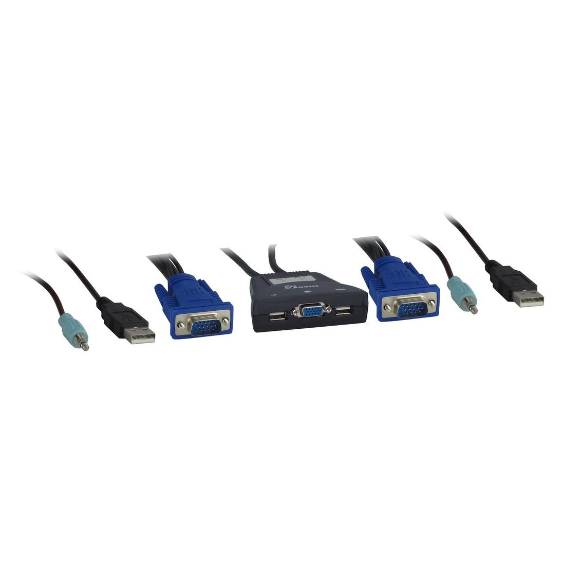 Intertech KVM Kabel-Switch KVM-LS-21JA (88887170)