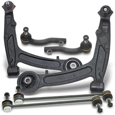 Bestprice 2x Querlenker + 2x Koppelstange + 2x Spurstangenkopf vorne [Hersteller-Nr. 40361994] für Fiat