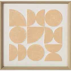 Gemälde GOLDEN GEOMETRY (BHT 40x40x3,80 cm) - gold - BHT 40x40x3,80 cm