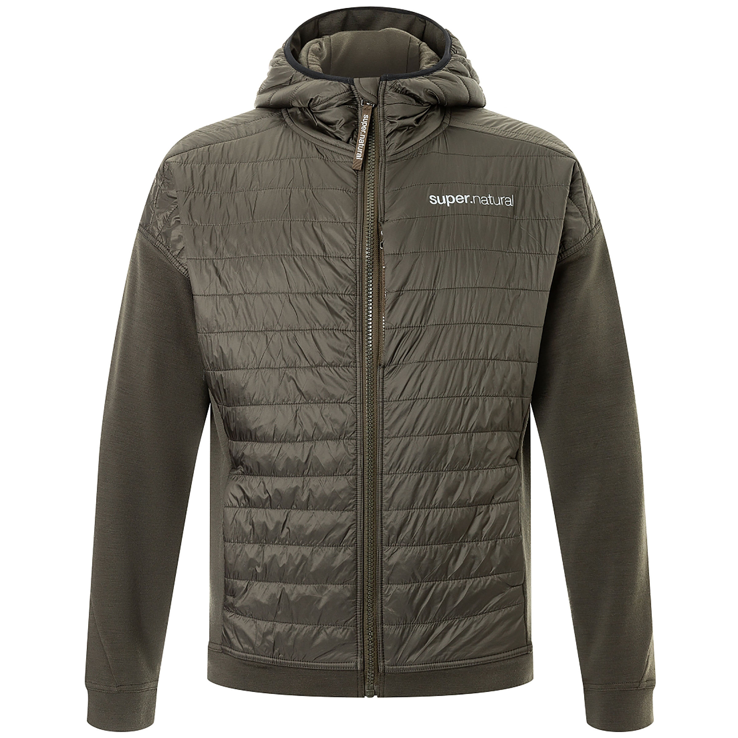 Super.Natural Warm Up Aloof Herren Kunstfaserjacke oliv Größe L Trekking Wasserabweisend Wasserabweisend